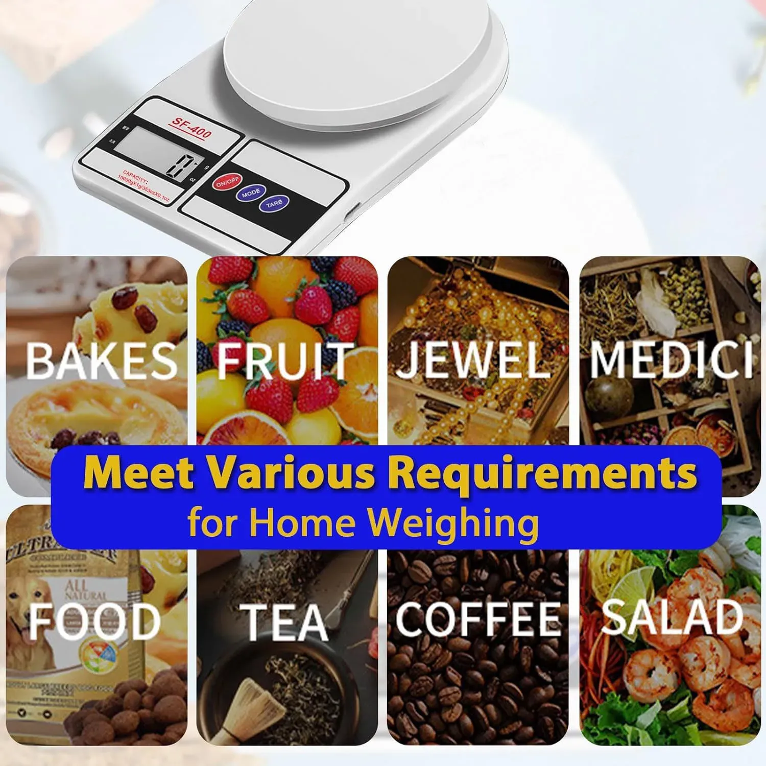Balance de cuisine portable et compacte
