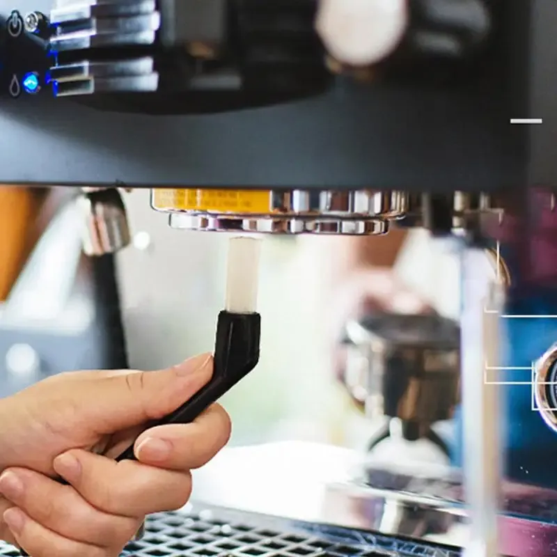 Brosse de nettoyage pour machine à expresso et marc de café, manche en plastique 2