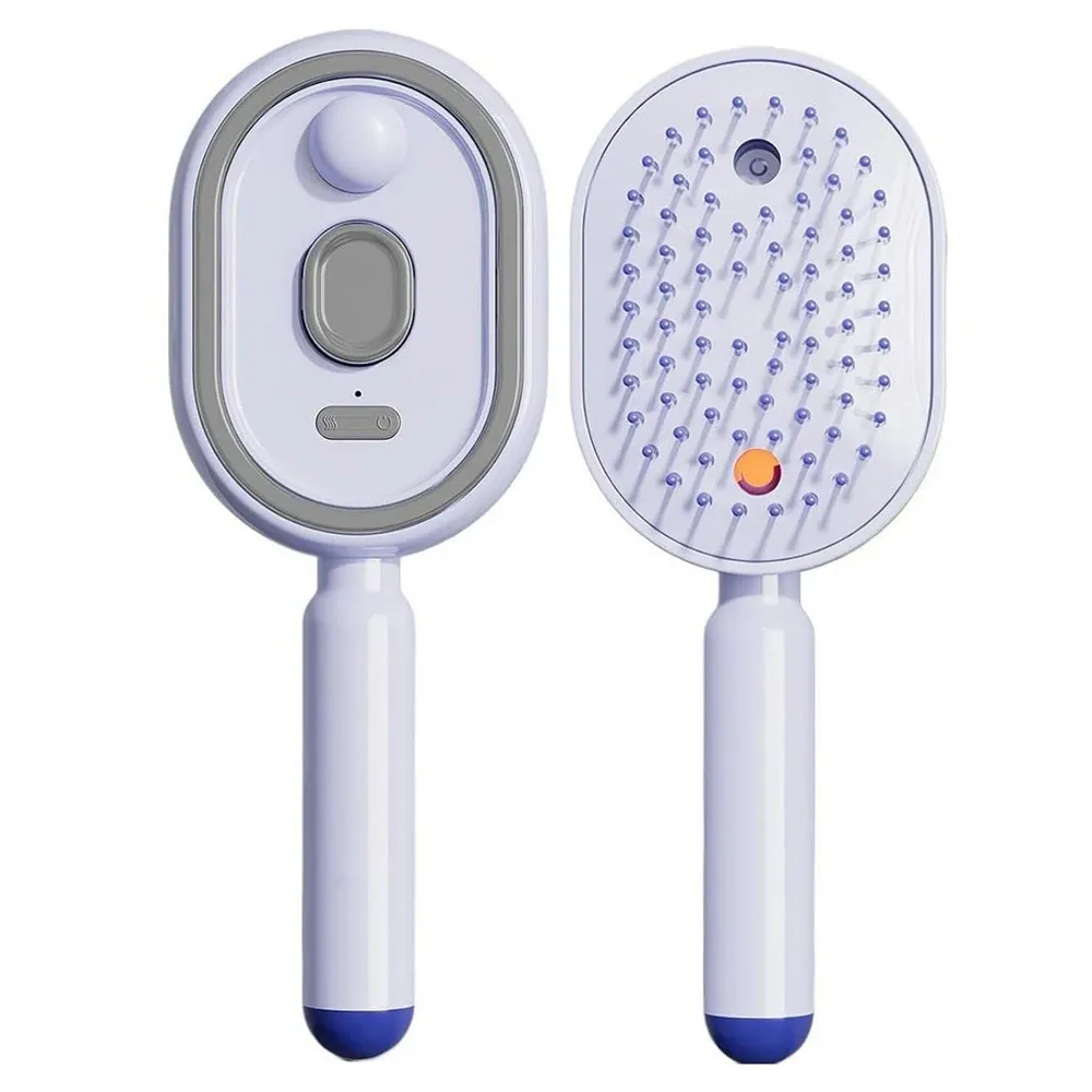 Brosse soufflante électrique à coussin d'air pour femmes, brosse de massage rétractable pour cheveux épais, fins et bouclés, brosse vapeur électrique 9