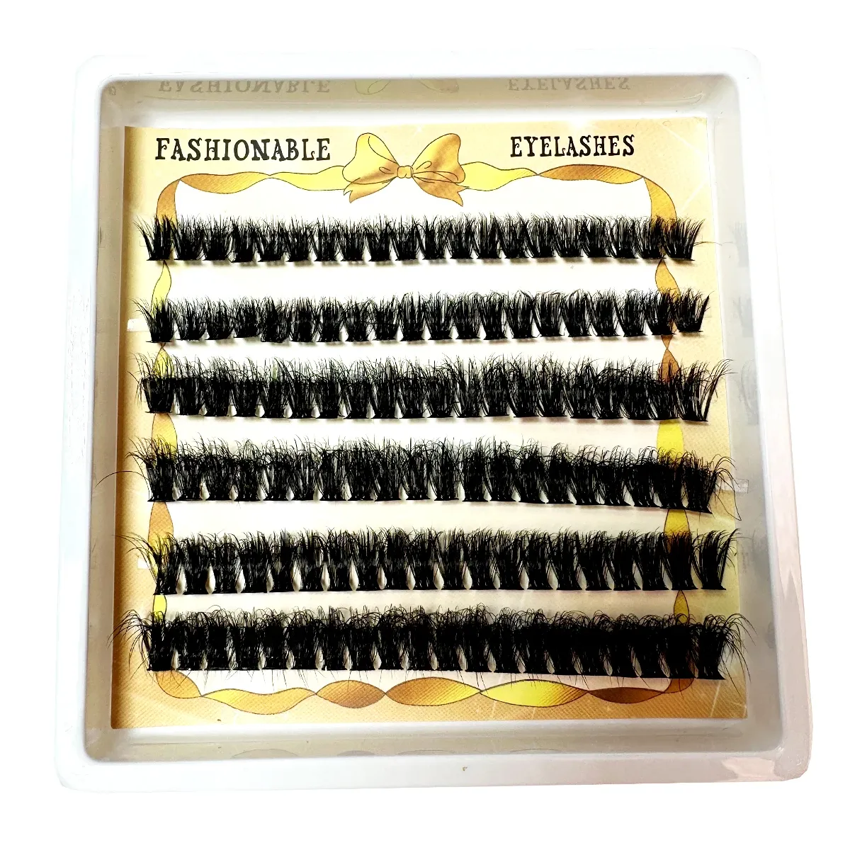 Cils individuels grande capacité 12/13/14 mm, extensions de cils moelleuses à effet naturel, pour la pose en grappes (DIY) 5