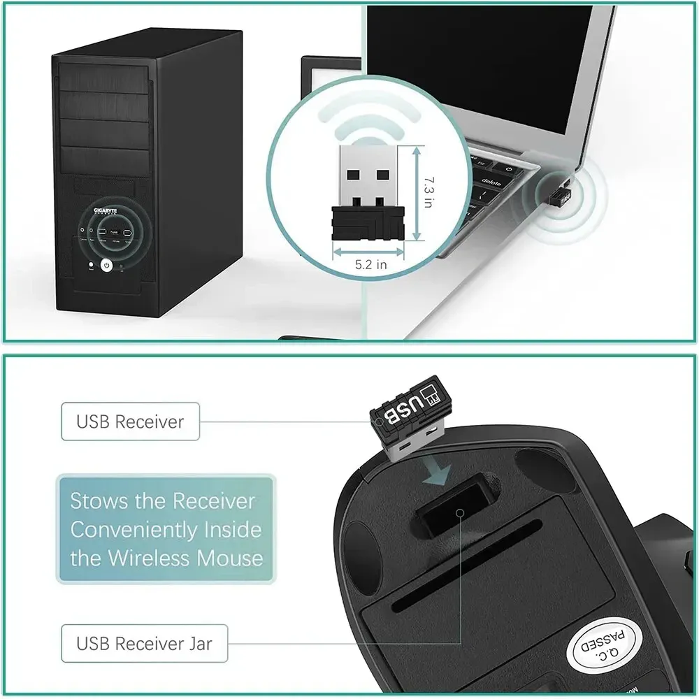 Souris verticale HOMEFISH sur bureau