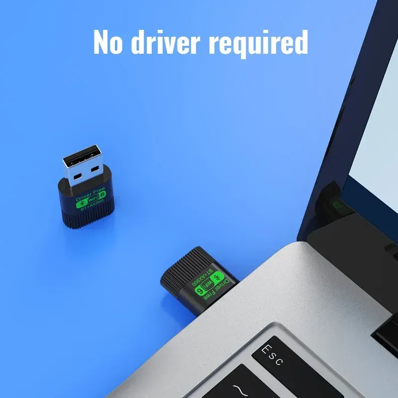 KEBIDUMEI Adaptateur WiFi 6 USB 2-en-1 AX900, Bluetooth 5.4, double bande 2,4/5 GHz, 900 Mbps, compatible Windows 10/11 6