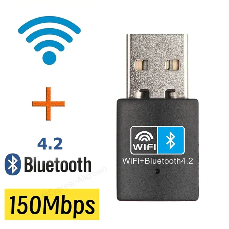 KEBIDUMEI Adaptateur WiFi 6 USB 2-en-1 AX900, Bluetooth 5.4, double bande 2,4/5 GHz, 900 Mbps, compatible Windows 10/11 7