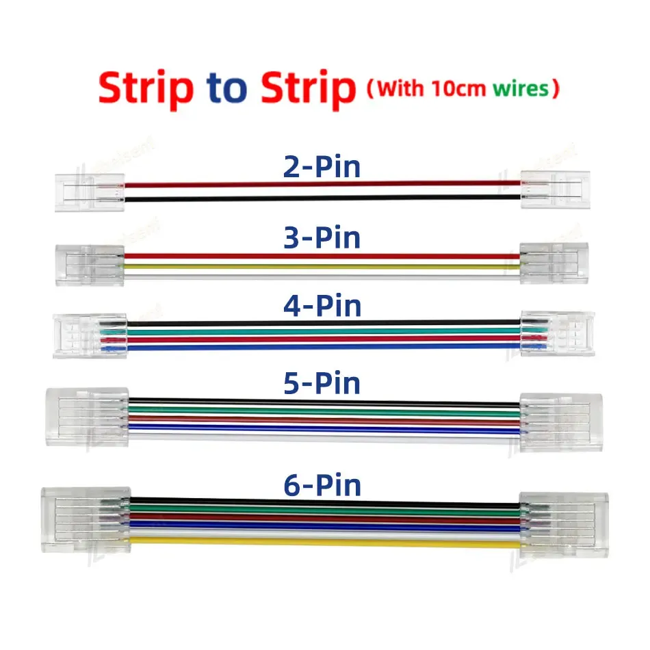 Connexion rapide de câble sur bande LED