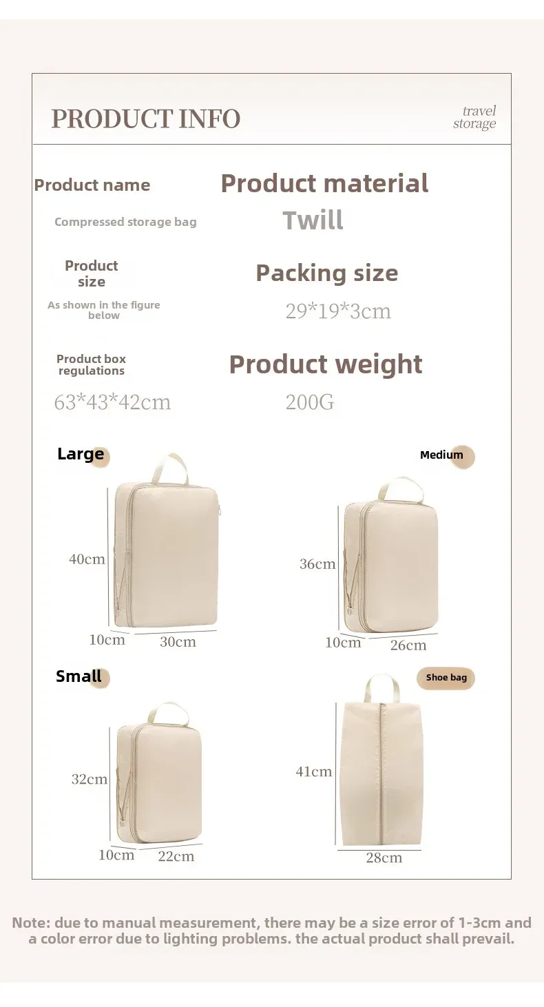 Sacs de compression en détail
