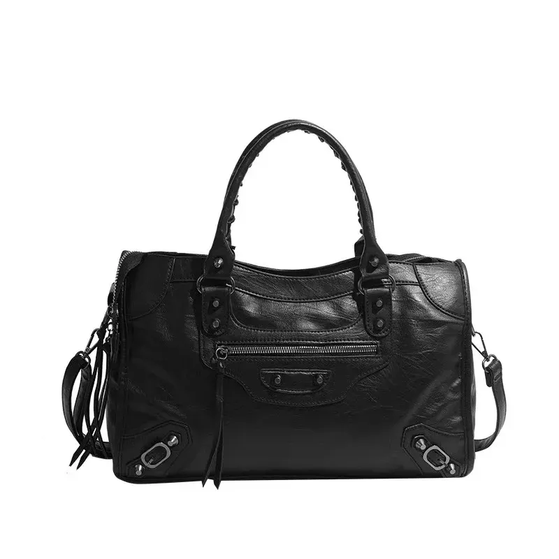 Sac à bandoulière femme en cuir PU, style urbain Y2K 3