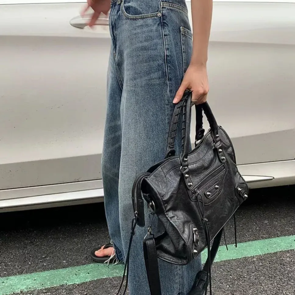 Sac à bandoulière tendance mise en situation