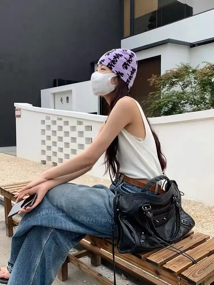 Sac à main streetwear en cuir PU