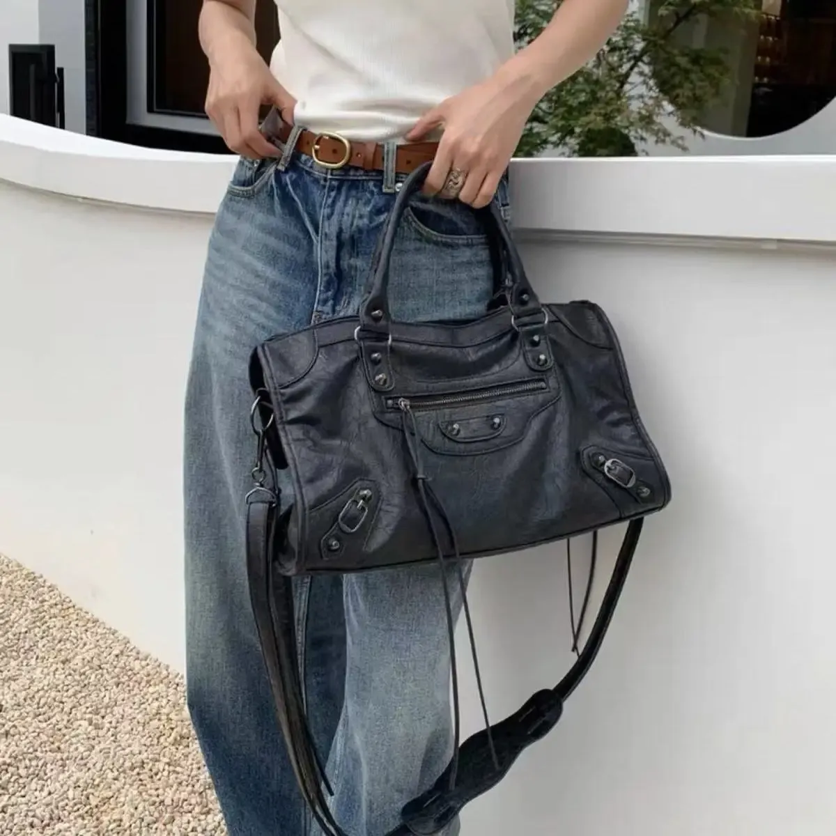 Sac fourre-tout urbain vue de face