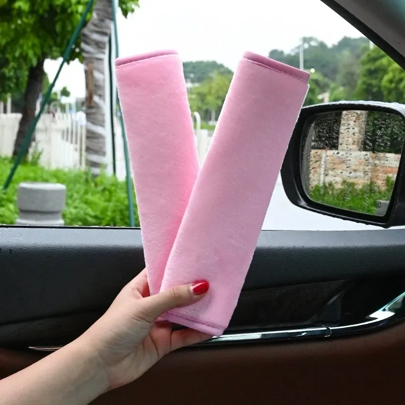 Housse de ceinture de sécurité pour voiture (lot de 2) – Coussinet d'épaule pour adultes et enfants, accessoire d'intérieur 2