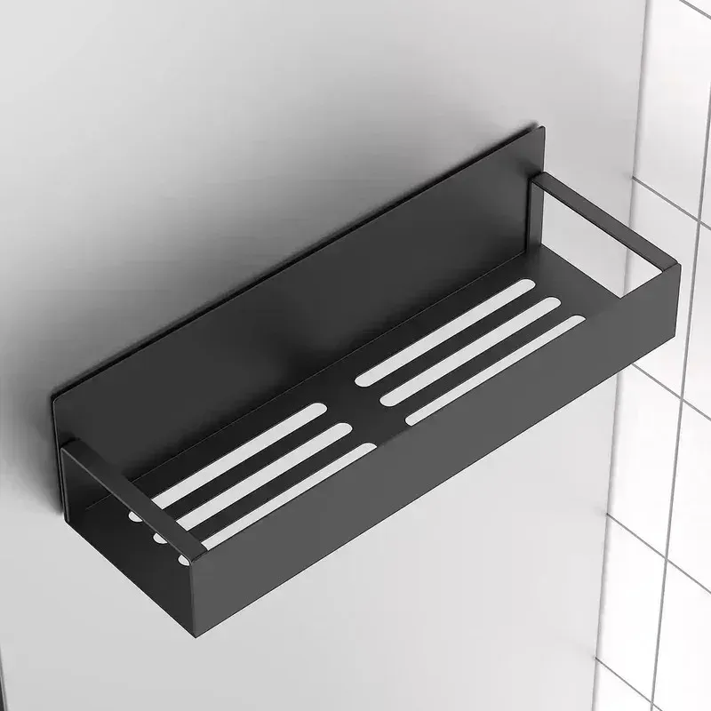Étagère magnétique pour réfrigérateur avec panier latéral pour épices et petits articles 2