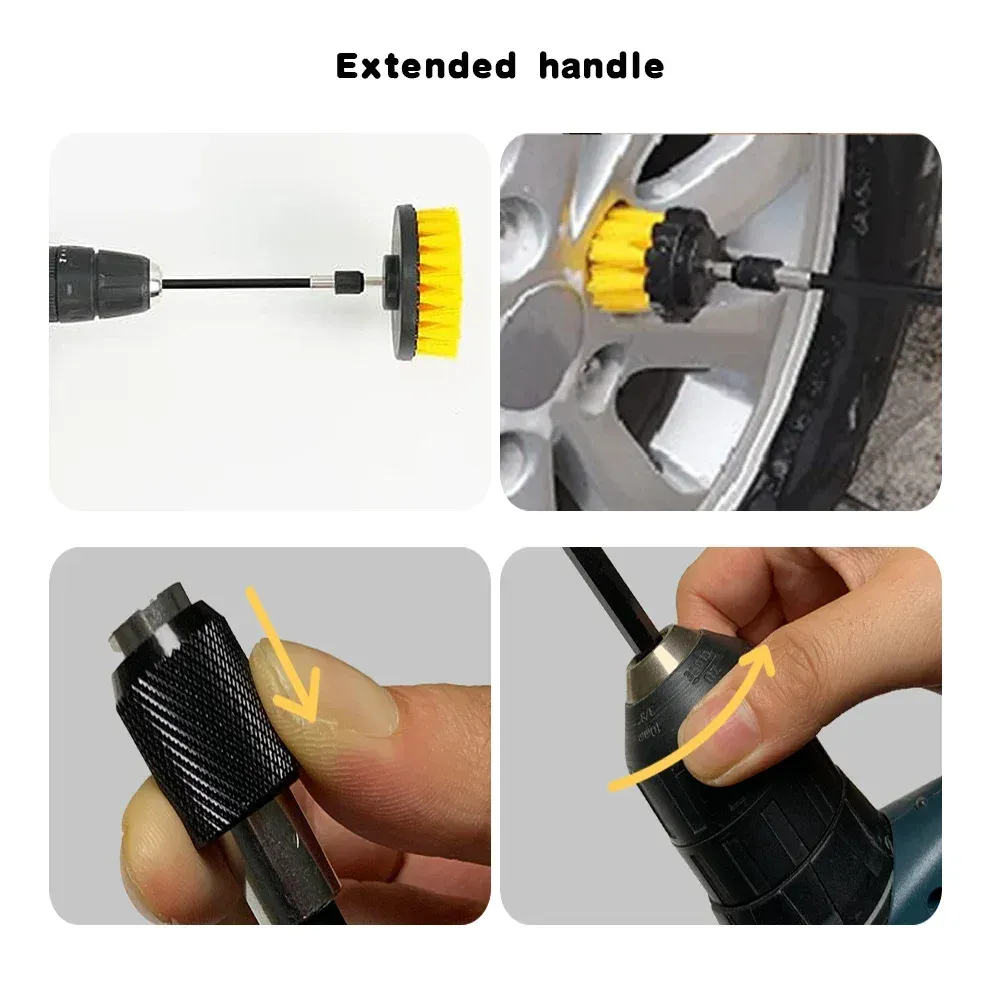 Brosse de nettoyage en nylon pour jantes