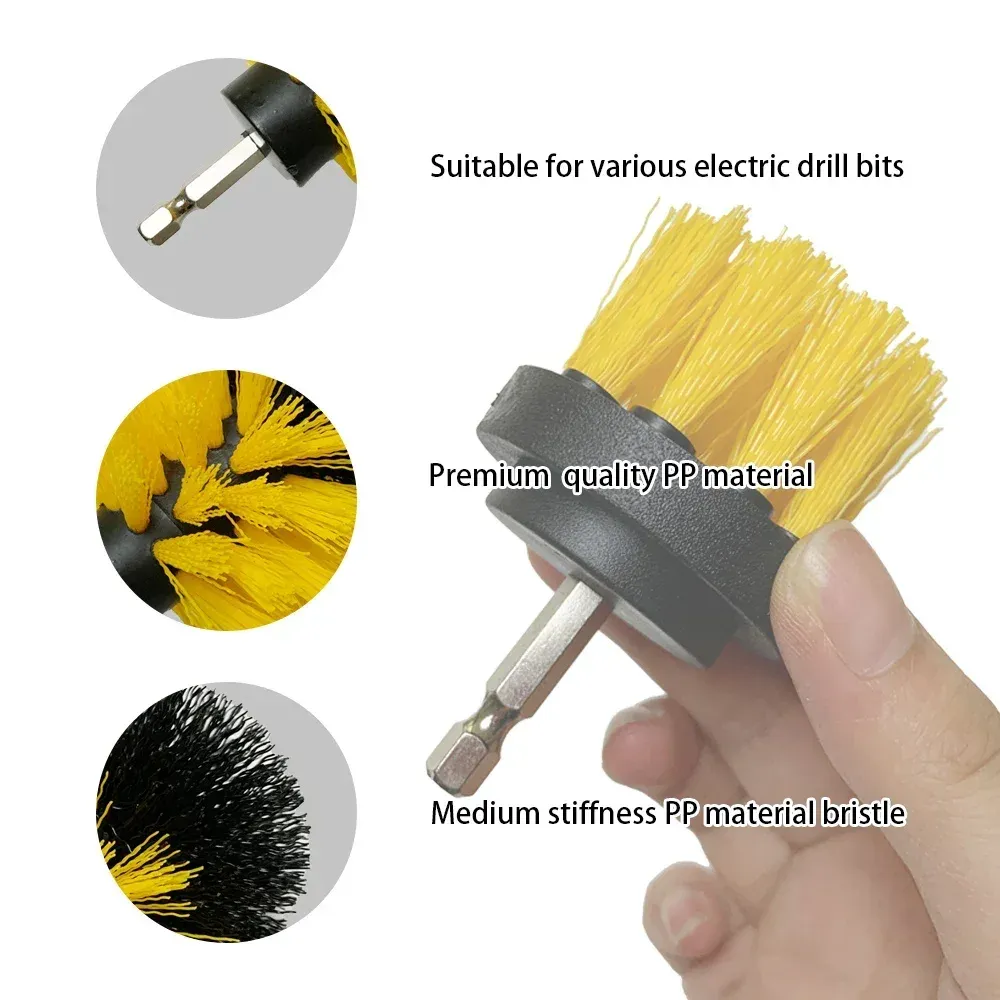 Détail des poils haute densité de la brosse