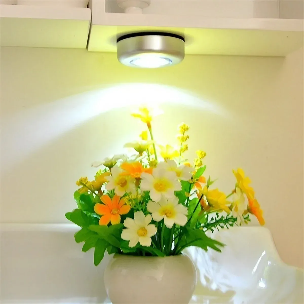Veilleuse tactile sans fil pour armoire, ambiance lumineuse