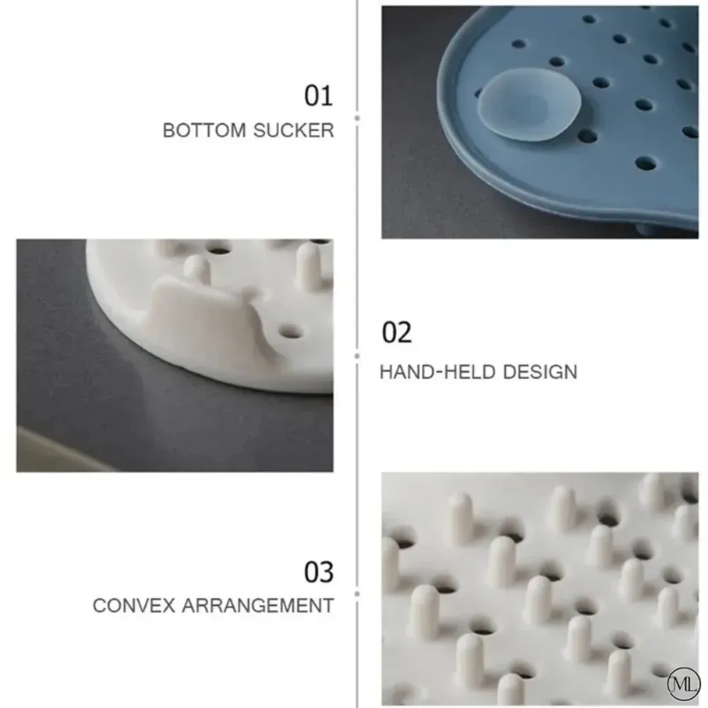 Filtre de vidange pour lavabo et baignoire, bouchon à mailles anti-cheveux 3