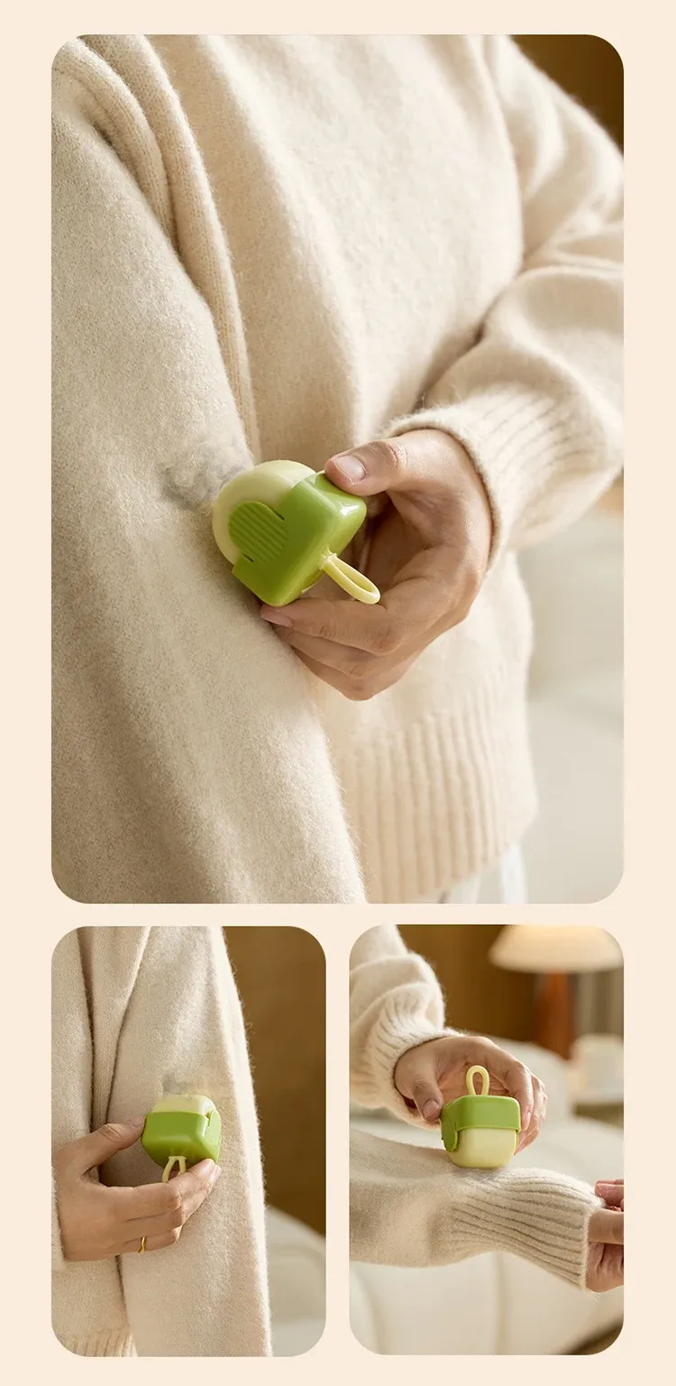 Dissolvant de peluches en situation