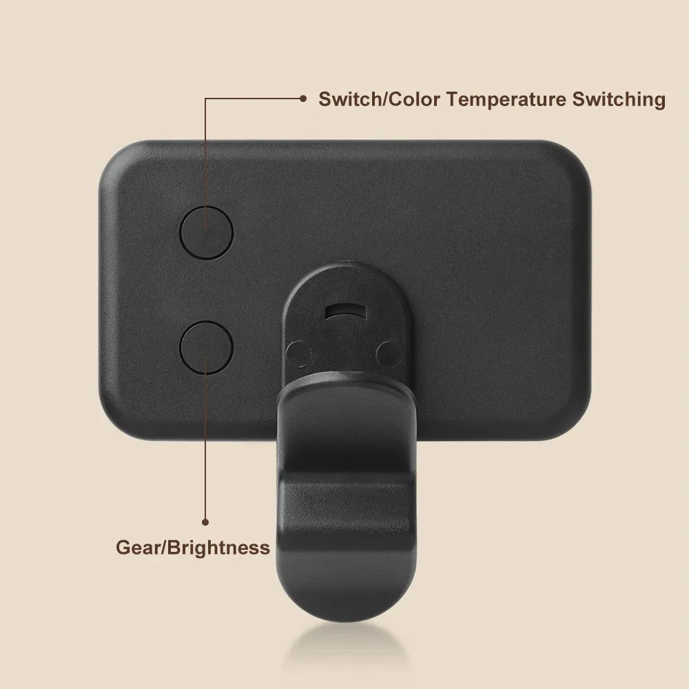 Mini lampe de remplissage pour selfie, rechargeable, 3 modes d'intensité réglables, portable, pour téléphone portable et ordinateur 5