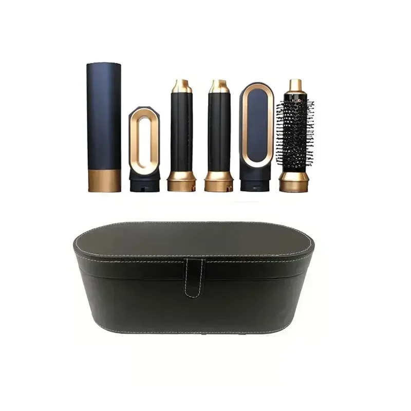 Ensemble 5 en 1 : sèche-cheveux, brosse chauffante, fer à friser, lisseur et outil de coiffure professionnel, compatible avec le Dyson Airwrap 14