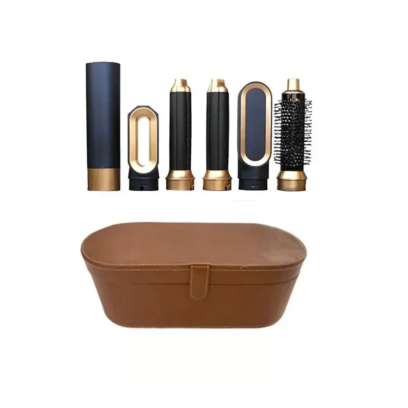 Ensemble 5 en 1 : sèche-cheveux, brosse chauffante, fer à friser, lisseur et outil de coiffure professionnel, compatible avec le Dyson Airwrap 13