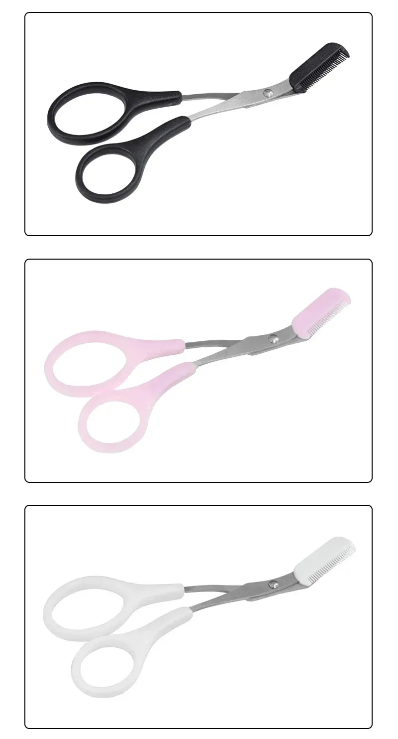Ciseaux tondeuse à sourcils, produit complet