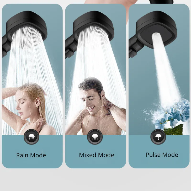 Pommeau de douche haute pression, design élégant