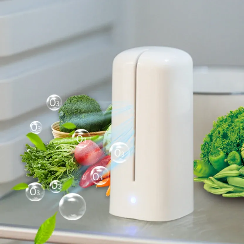Mini générateur d'ozone portable, purificateur d'air et éliminateur d'odeurs rechargeable par USB pour réfrigérateurs, voitures et placards - Image 1