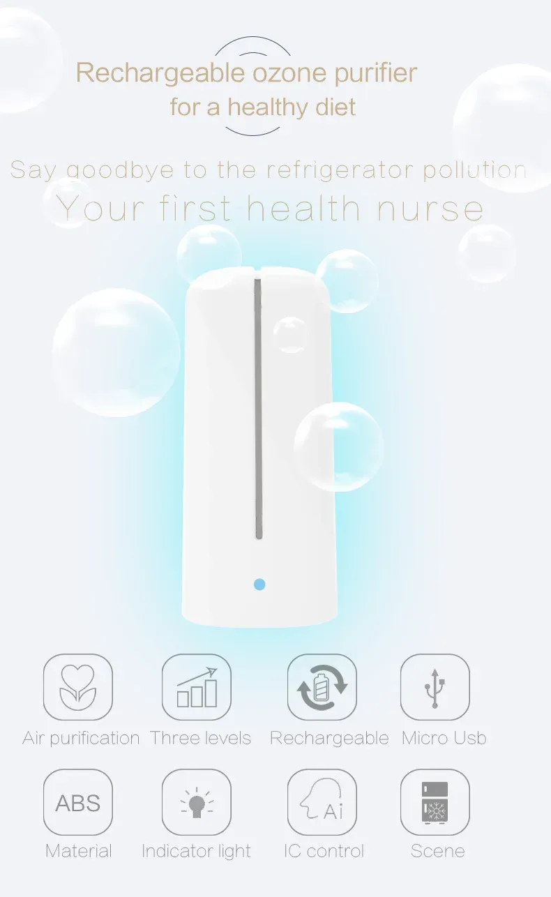 Purificateur d'air posé dans un placard