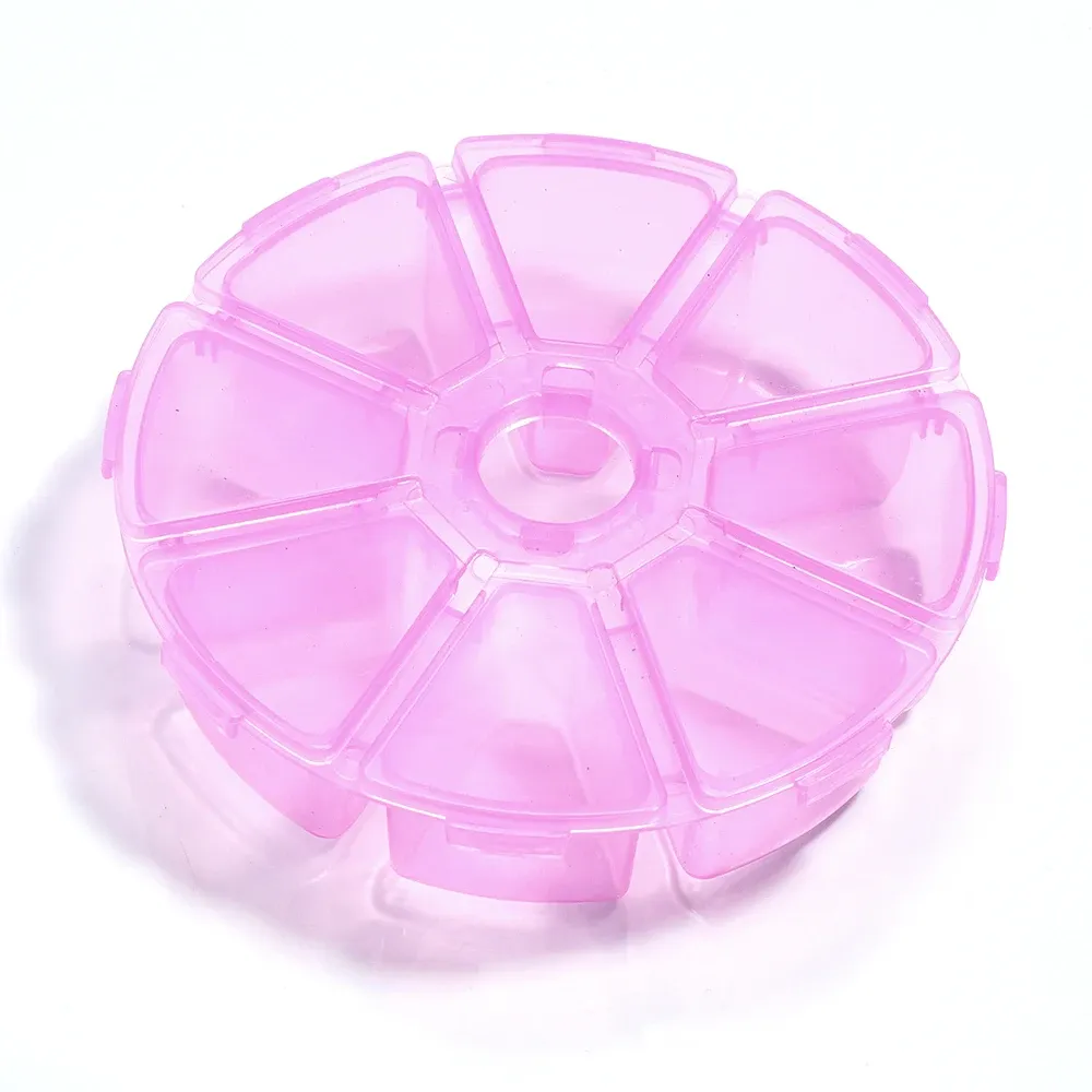 Boîte à bijoux en plastique, organiseur réglable à 5 à 28 compartiments, boîte de rangement pour perles et bijoux, étui rectangulaire 25