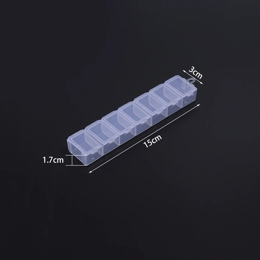 Boîte à bijoux en plastique, organiseur réglable à 5 à 28 compartiments, boîte de rangement pour perles et bijoux, étui rectangulaire 9
