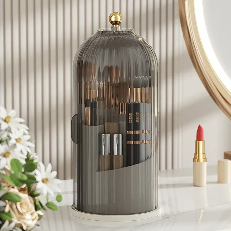 Boîte de rangement rotative pour pinceaux de maquillage 10