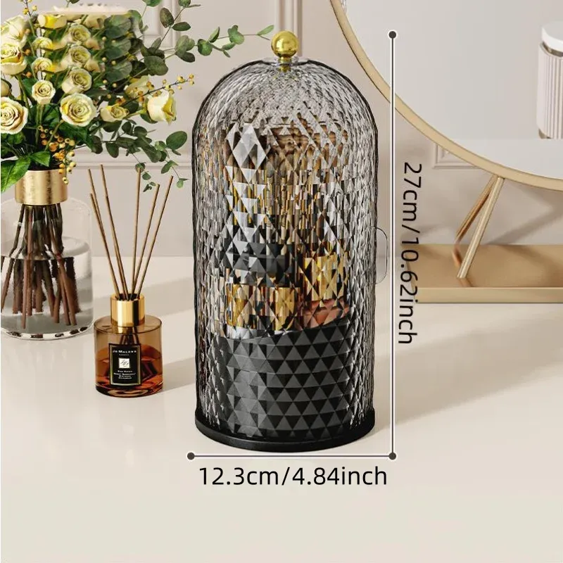 Boîte de rangement rotative pour pinceaux de maquillage 8