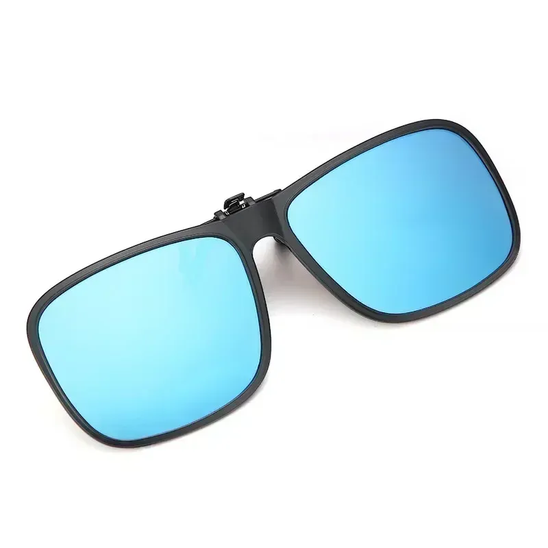 Lunettes de soleil polarisées à clip rabattable pour la conduite, verres photochromiques anti-éblouissement UV400, pour myopie 10