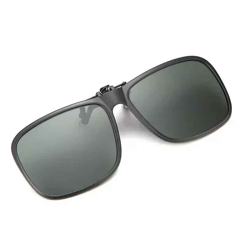 Lunettes de soleil polarisées à clip rabattable pour la conduite, verres photochromiques anti-éblouissement UV400, pour myopie 11