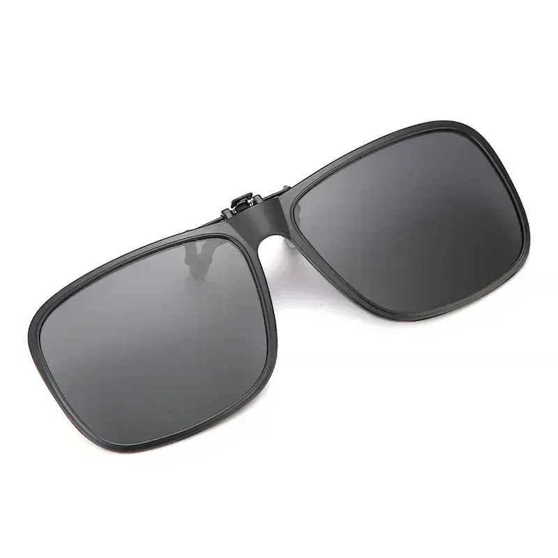 Lunettes de soleil polarisées à clip rabattable pour la conduite, verres photochromiques anti-éblouissement UV400, pour myopie 8