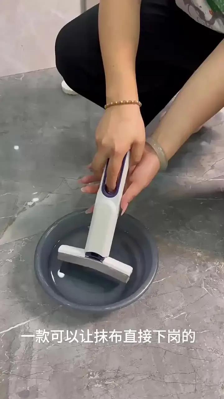 Mini serpillière pliable à poignée compacte