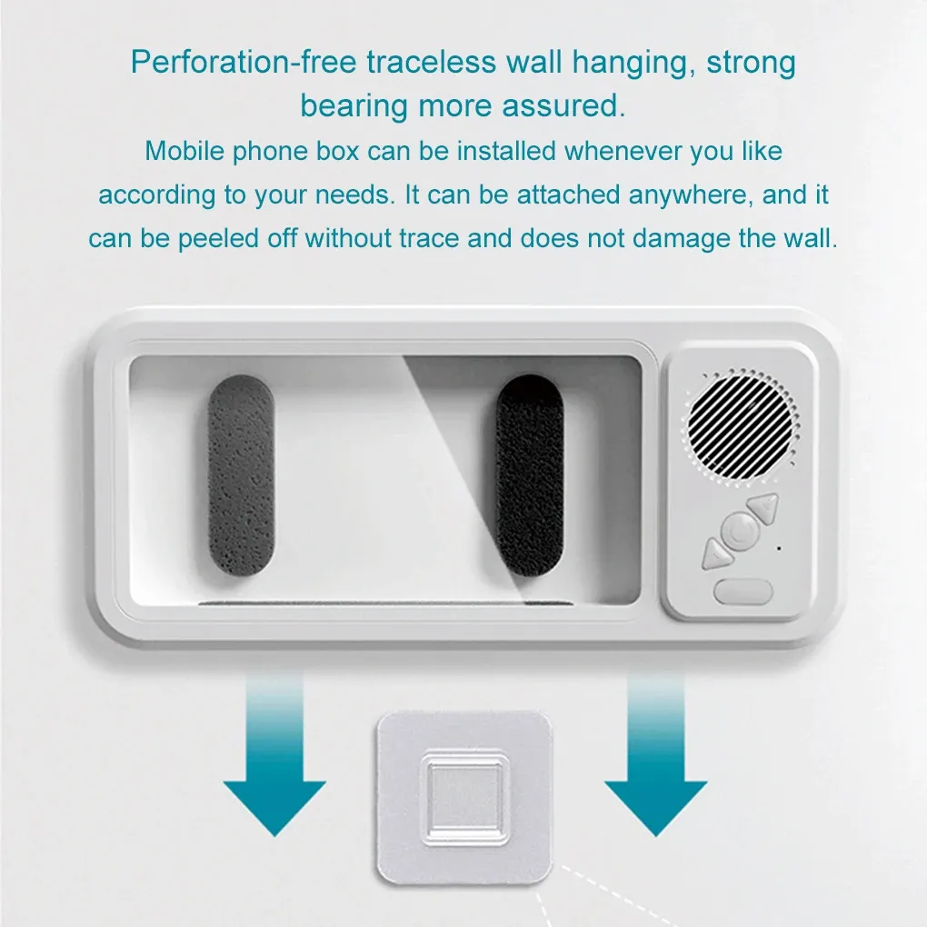 Support de téléphone de douche, protection anti-buée