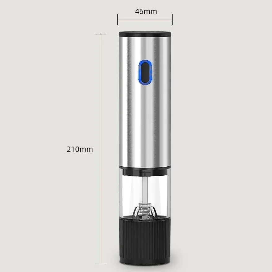 Moulin à sel et à poivre électrique automatique rechargeable, à mouture réglable 6