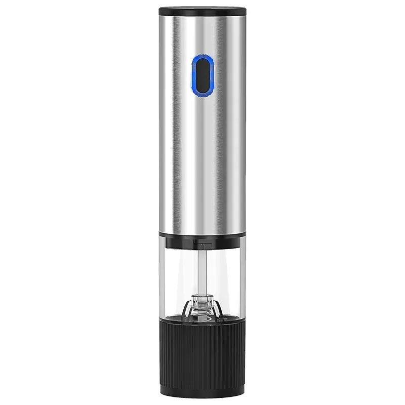 Moulin à sel et à poivre électrique automatique rechargeable, à mouture réglable 7
