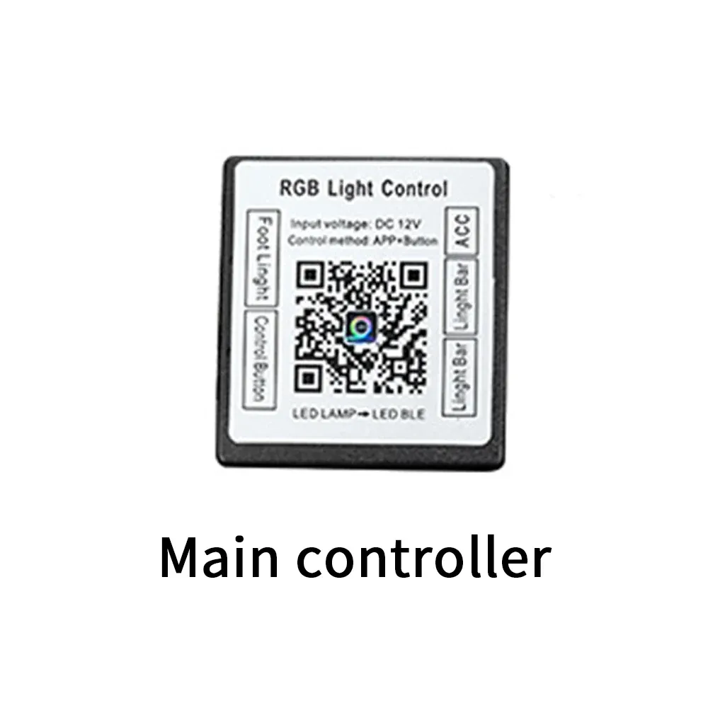 Accessoires pour lampe LED RGBIC, bande LED Symphony 3 fils (éclairage de sol RGB, de porte et de rangement, 4 fils) 2