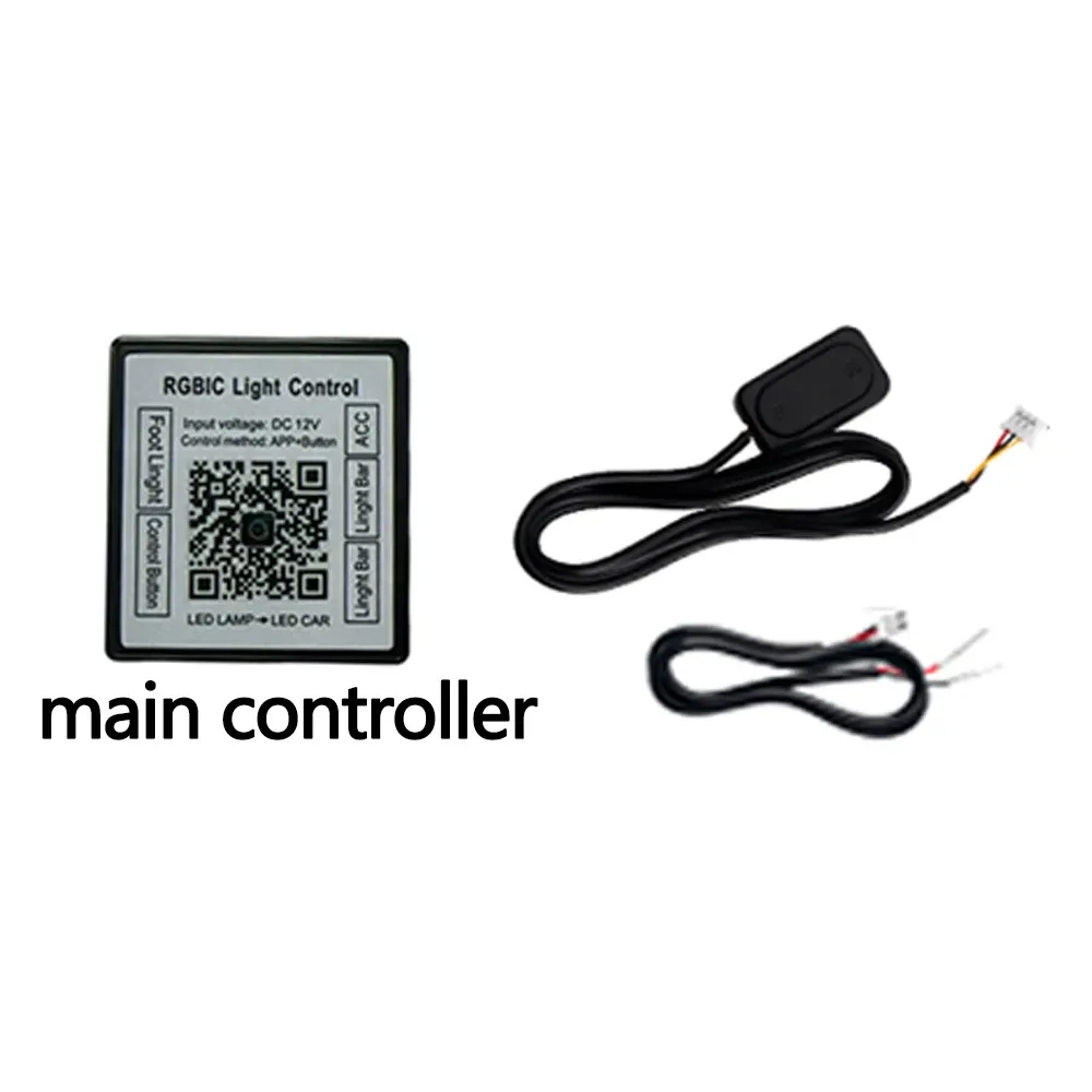 Accessoires pour lampe LED RGBIC, bande LED Symphony 3 fils (éclairage de sol RGB, de porte et de rangement, 4 fils) 14