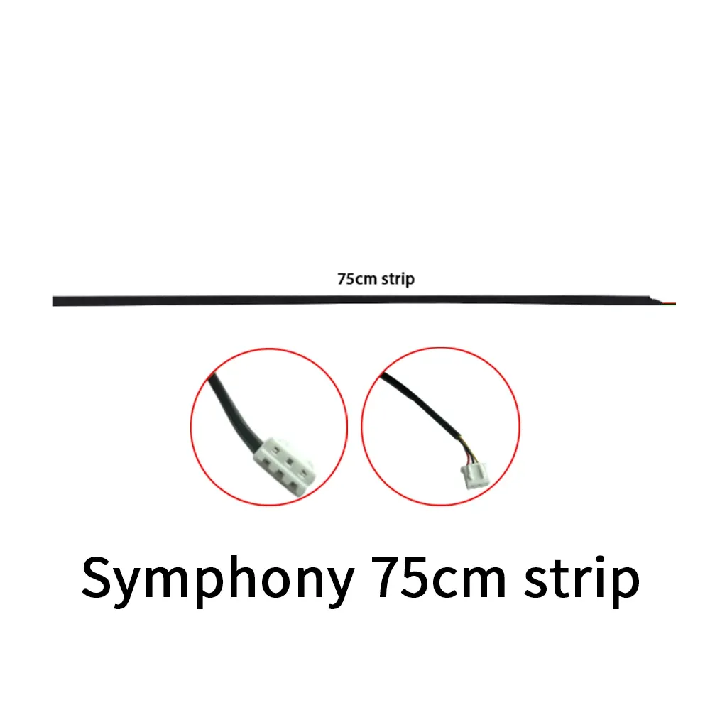Accessoires pour lampe LED RGBIC, bande LED Symphony 3 fils (éclairage de sol RGB, de porte et de rangement, 4 fils) 11