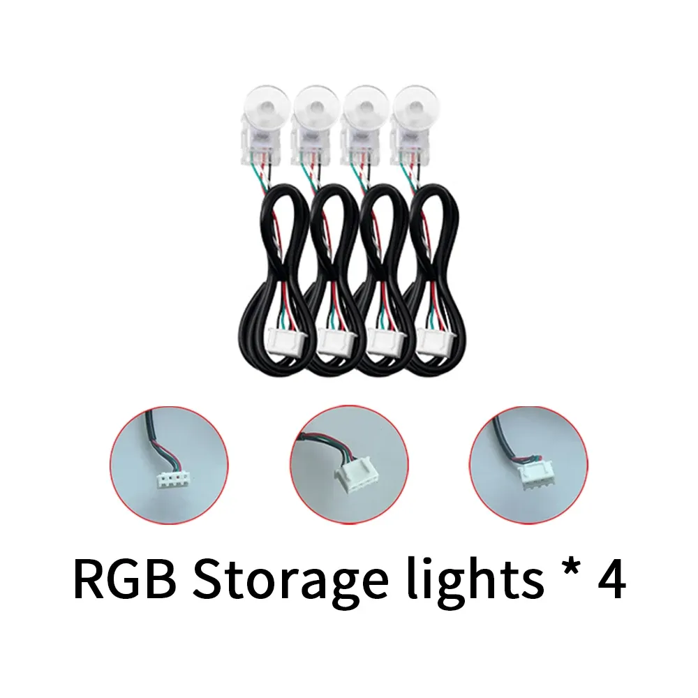 Accessoires pour lampe LED RGBIC, bande LED Symphony 3 fils (éclairage de sol RGB, de porte et de rangement, 4 fils) 9