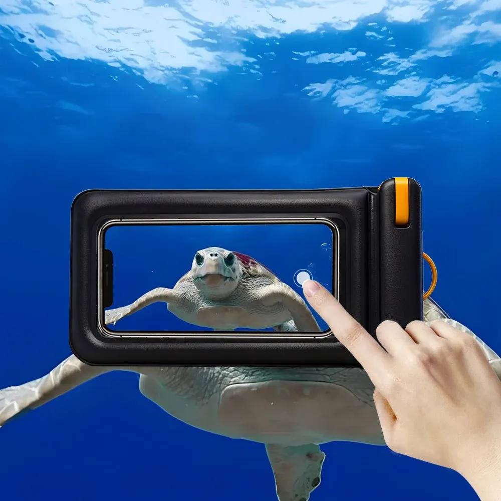 Sac étanche IPX8 pour téléphone avec écran tactile, compatible natation, jusqu'à 7,5 pouces 4