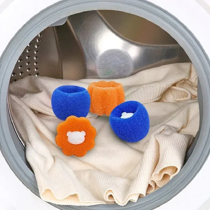 Boules de lavage réutilisables pour éliminer les poils d'animaux, boules anti-peluches pour lave-linge, filtre domestique pour poils de chat et de chien - Image 1