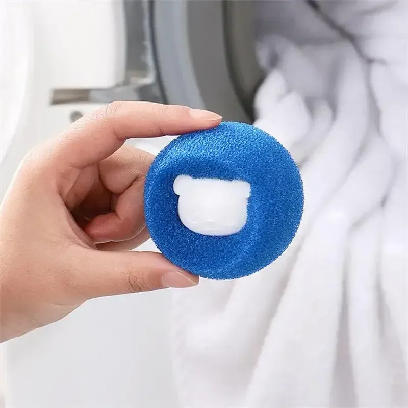 Boules de lavage réutilisables pour éliminer les poils d'animaux, boules anti-peluches pour lave-linge, filtre domestique pour poils de chat et de chien 4