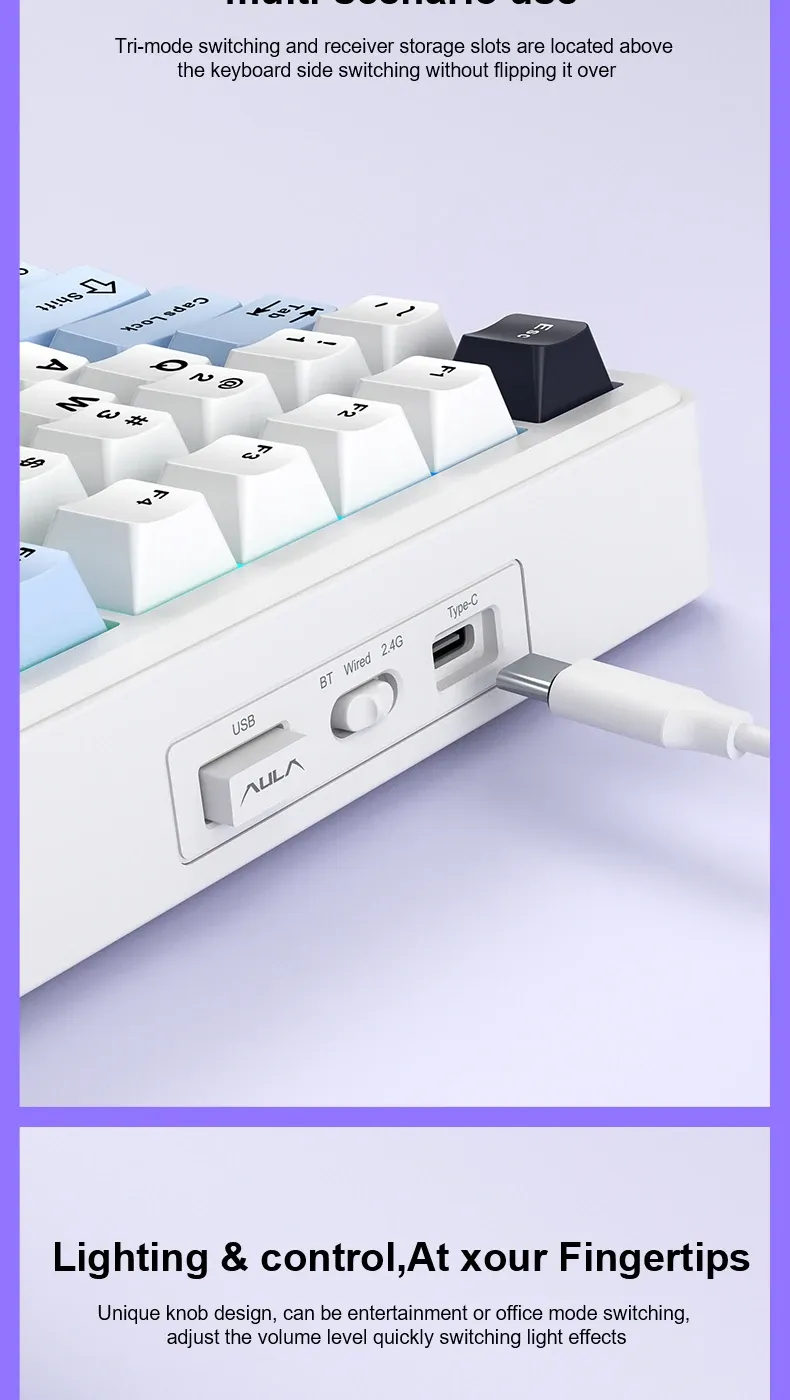 AULA F75 MAX, personnalisation