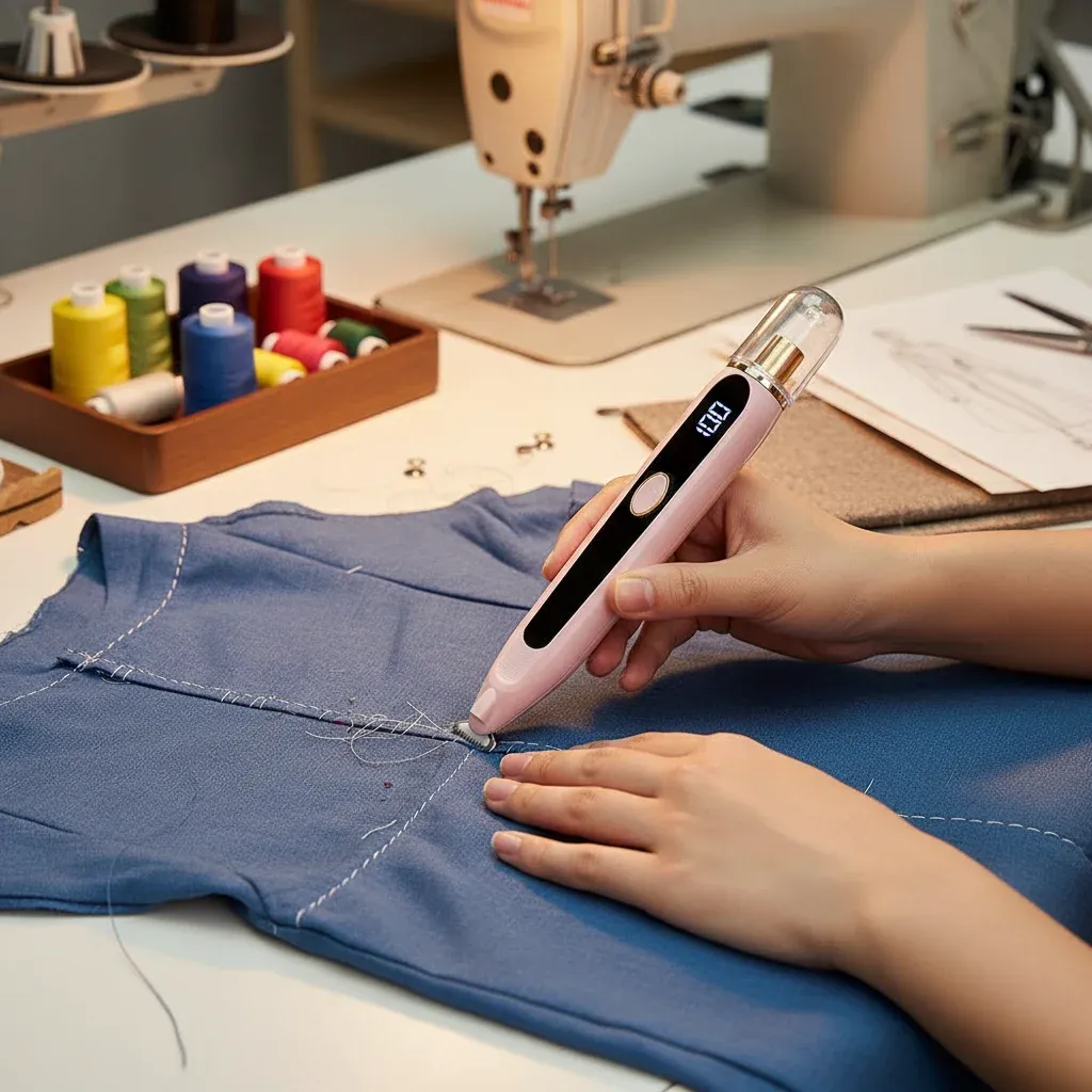 Décousoir électrique portable pour la couture, avec rasoir anti-bouloches pour vêtements