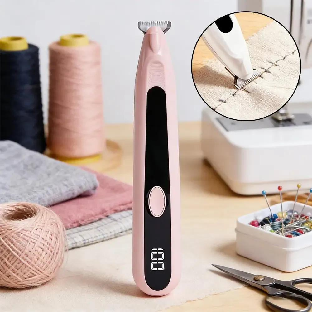 Décousoir électrique portable pour la couture, avec rasoir anti-bouloches pour vêtements 5