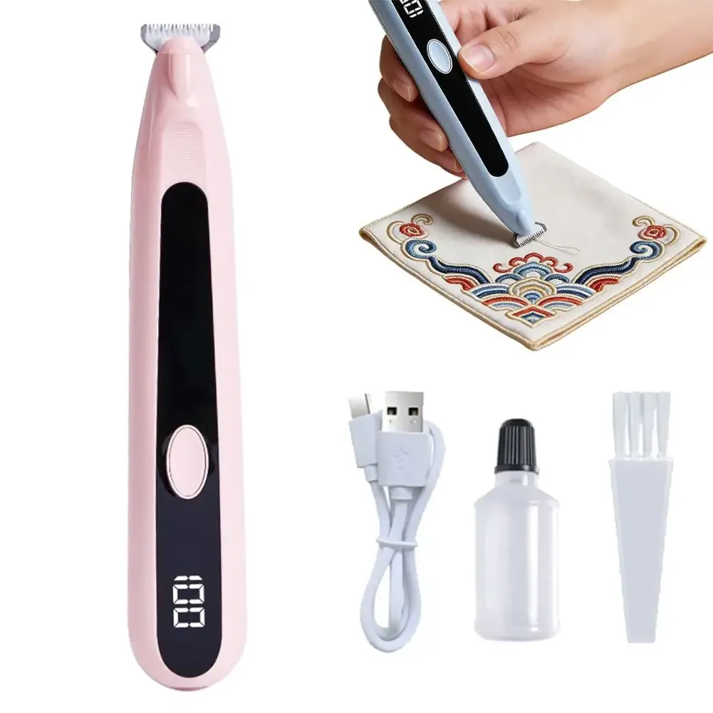 Décousoir électrique portable pour la couture, avec rasoir anti-bouloches pour vêtements 9