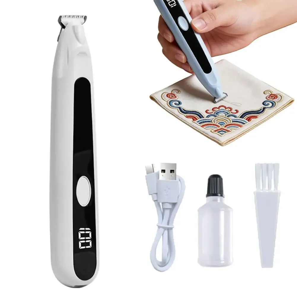 Décousoir électrique portable pour la couture, avec rasoir anti-bouloches pour vêtements 8